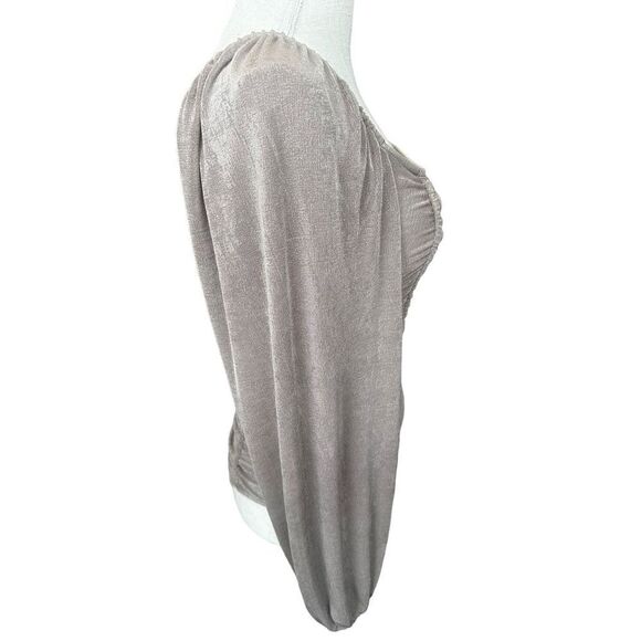 ASTR Brown Metallic Bodysuit NWHT Size Medium - Picture 5 of 8